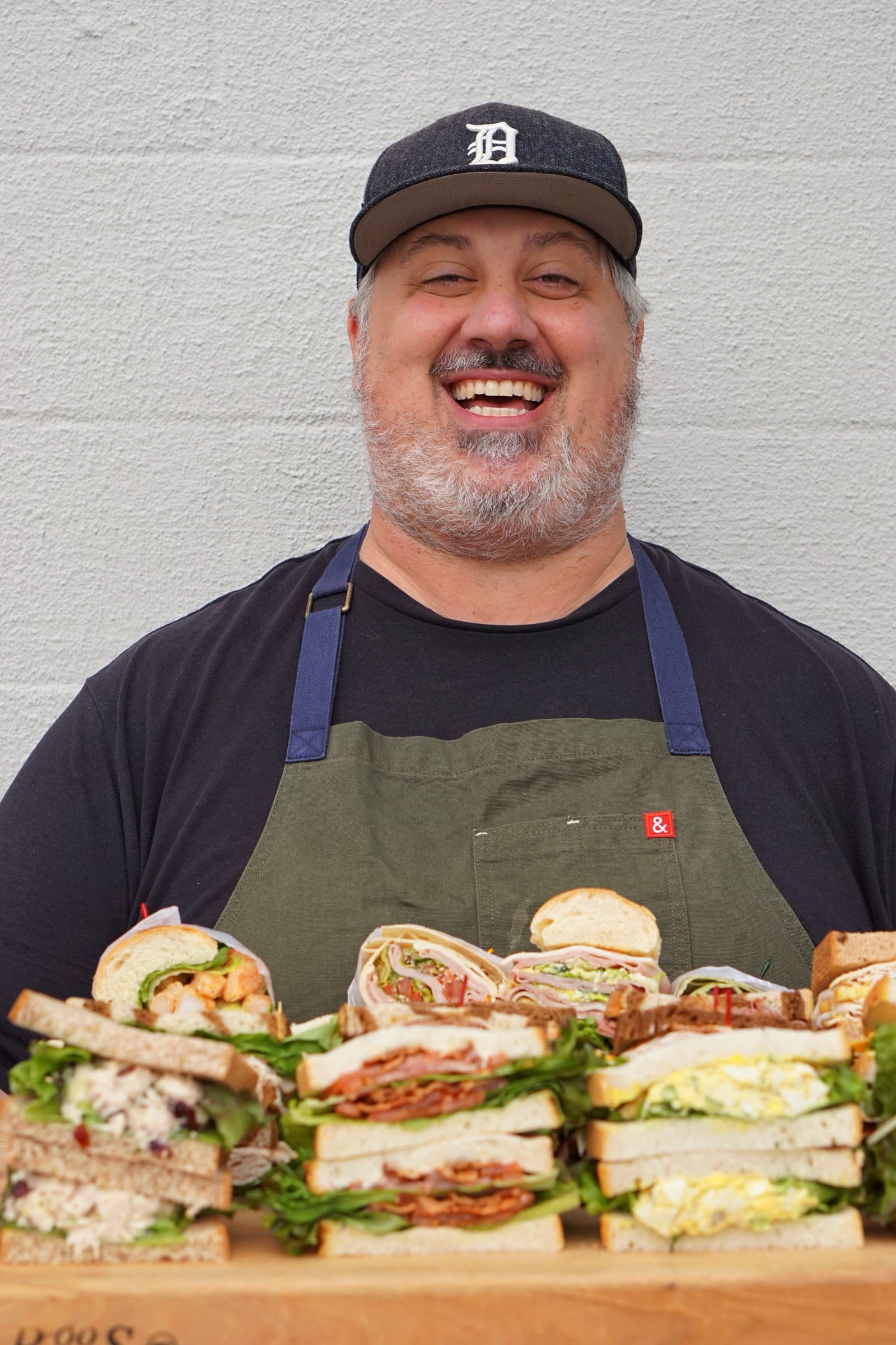Chef Craig Falk at The Lunchbox Lady kitchen